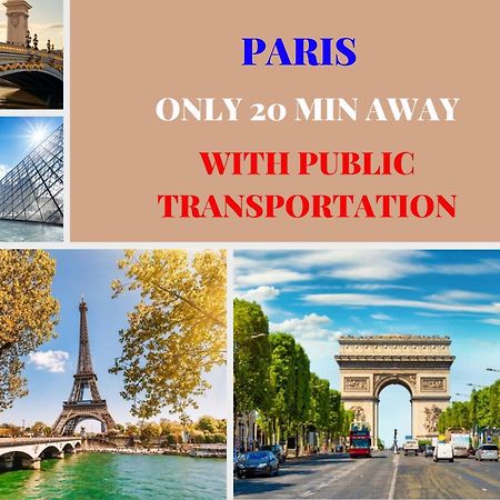 L'Eiffel - Self Checking, 20Min From Paris Apartment Drancy Luaran gambar